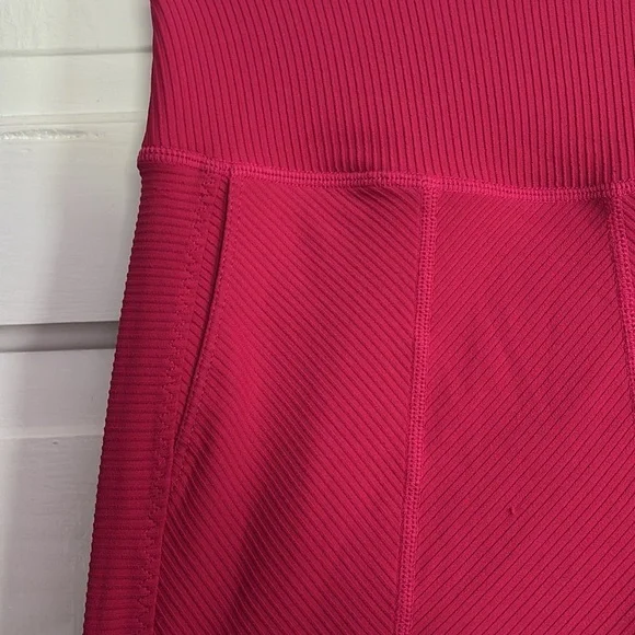 Free People Pink Ribbed Leggings - Picture 5 of 6